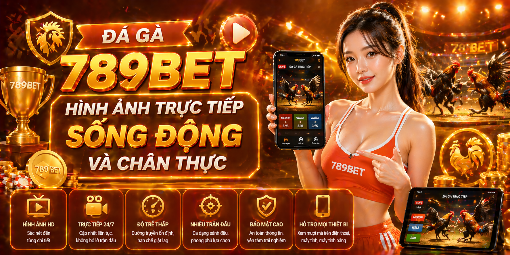 Đá gà 789bet hình ảnh trực tiếp sống động và chân thực