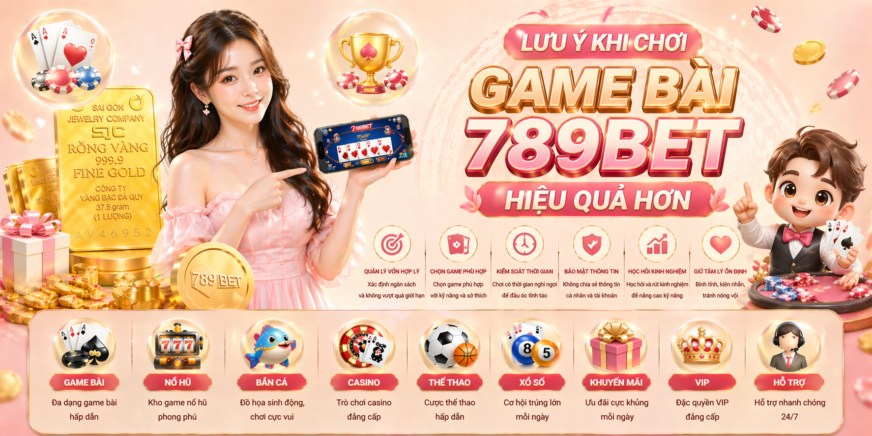 Lưu ý khi chơi game bài 789bet hiệu quả hơn