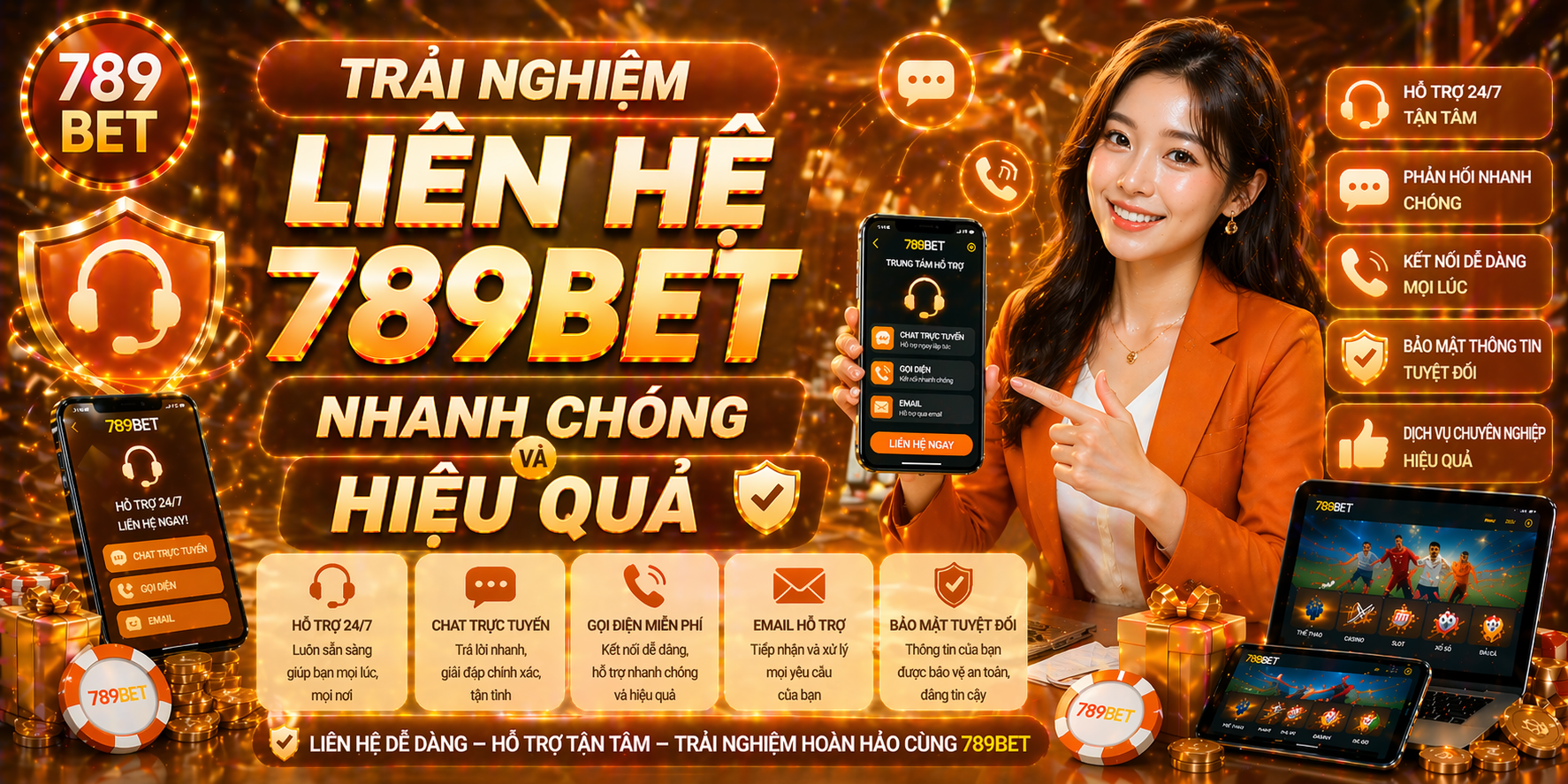 Trải nghiệm liên hệ 789bet nhanh chóng và hiệu quả